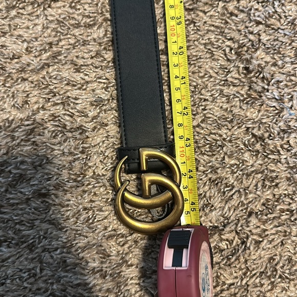 Gucci black and gold belt x - Picture 9 of 13